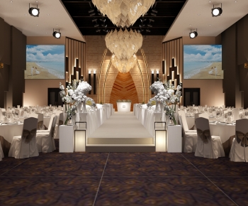 Modern Banquet Hall-ID:661829959