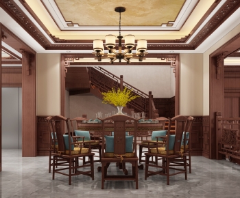Chinese Style Dining Room-ID:753045085