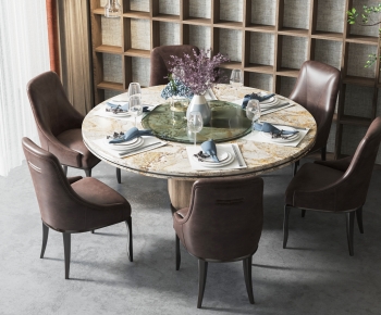 New Chinese Style Dining Table And Chairs-ID:395519026