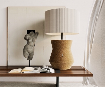 Wabi-sabi Style Table Lamp-ID:927402026