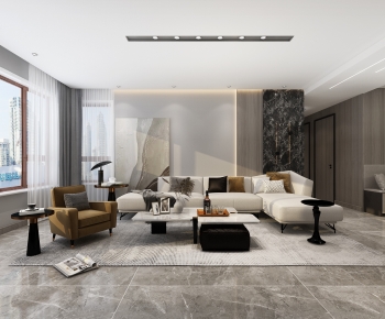 Modern A Living Room-ID:177921068