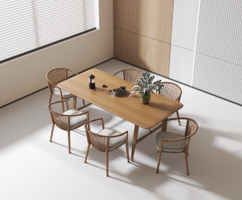 Nordic Style Dining Table And Chairs-ID:812470974