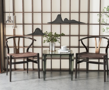 New Chinese Style Leisure Table And Chair-ID:134284021