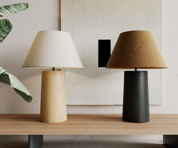 Wabi-sabi Style Table Lamp-ID:237678052