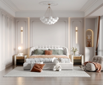 French Style Bedroom-ID:496680026