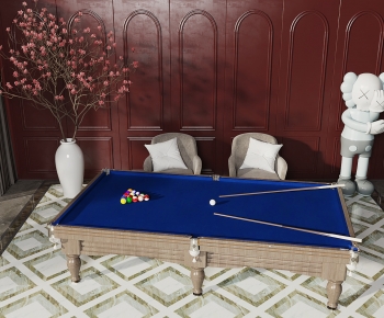 Simple European Style Pool Table-ID:981578116