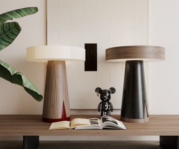 Wabi-sabi Style Table Lamp-ID:868036035