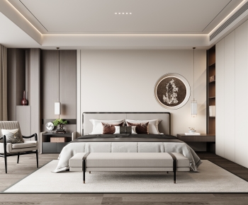 New Chinese Style Bedroom-ID:194448958