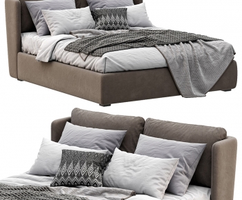 Modern Double Bed-ID:658659939