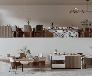 Modern Dining Table And Chairs-ID:784698016