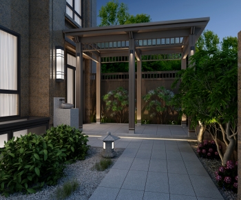 New Chinese Style Courtyard/landscape-ID:830852998