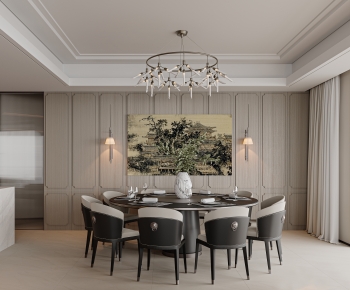 New Chinese Style Dining Room-ID:459273103