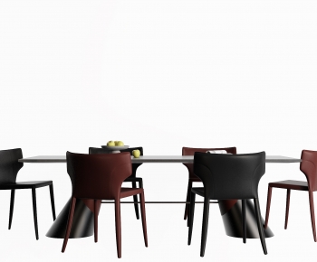 Modern Dining Table And Chairs-ID:492739796