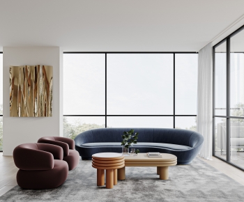 Modern A Living Room-ID:869252924