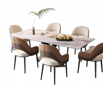 Modern Dining Table And Chairs-ID:723850014