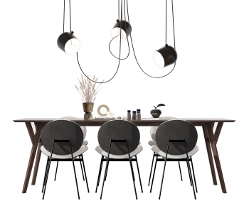 Modern Dining Table And Chairs-ID:716296911