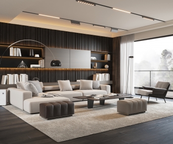 Modern A Living Room-ID:237245088