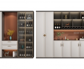 New Chinese Style Wine Cabinet-ID:506743914