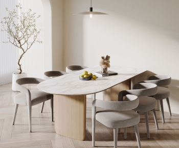 Modern Dining Table And Chairs-ID:641700036