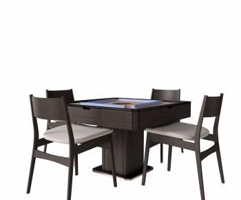 Modern Mahjong Tables And Chairs-ID:943780906