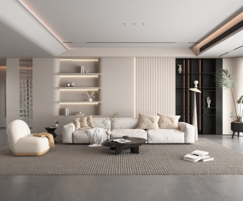 Modern A Living Room-ID:394639975