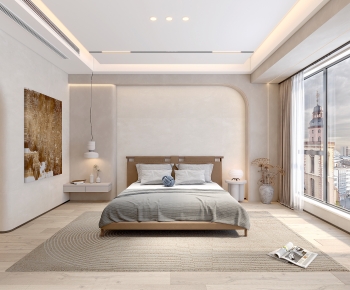 Modern Wabi-sabi Style Bedroom-ID:835011969