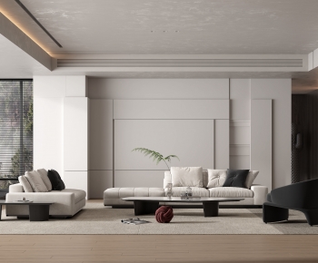 Modern A Living Room-ID:594420456