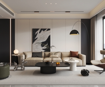 Modern A Living Room-ID:945255997
