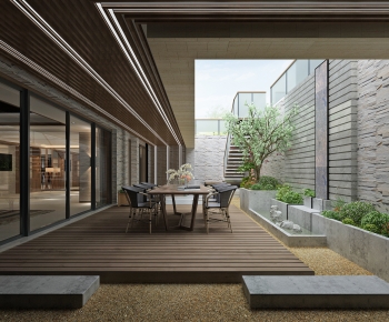 Modern Courtyard/landscape-ID:552005052
