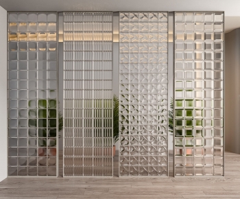 Modern Glass Screen Partition-ID:715280061