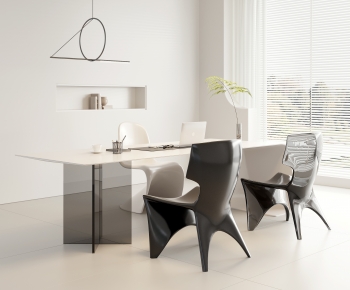 Modern Computer Desk And Chair-ID:229415894