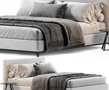 Modern Double Bed-ID:109069363