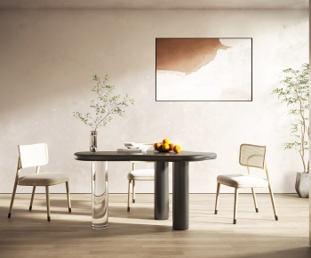 Modern French Style Dining Table And Chairs-ID:593704949