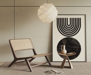 Wabi-sabi Style Lounge Chair-ID:904918917