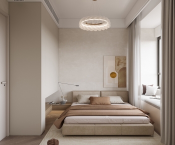 Modern Wabi-sabi Style Bedroom-ID:930926085