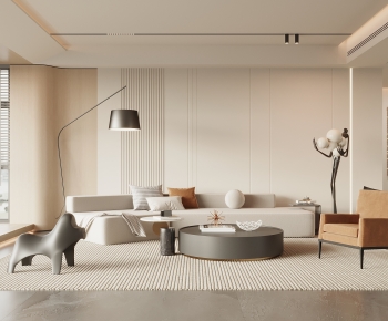 Modern A Living Room-ID:665247923
