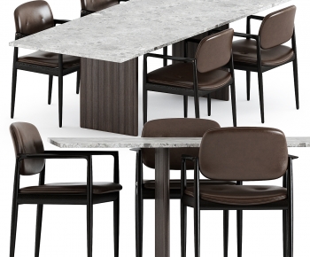 Modern Dining Table And Chairs-ID:579810125