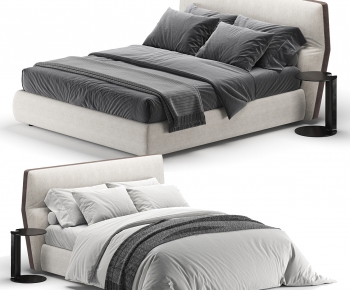 Modern Double Bed-ID:775021085