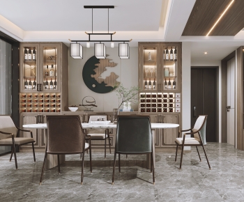 New Chinese Style Dining Room-ID:318655012