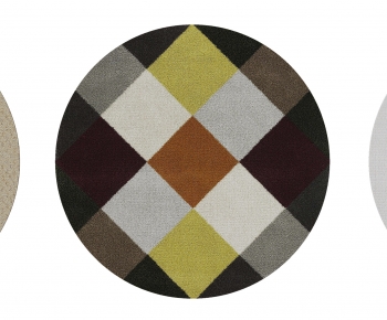 Modern Circular Carpet-ID:712809097