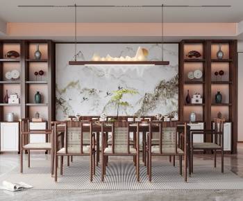 New Chinese Style Dining Room-ID:430552969