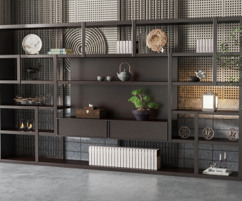 New Chinese Style Shelving-ID:742506036