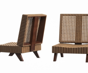Wabi-sabi Style Lounge Chair-ID:528729924