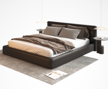 Modern Double Bed-ID:877321004