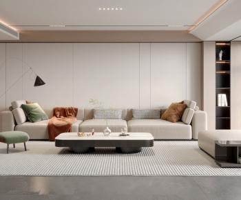 Modern A Living Room-ID:746196032