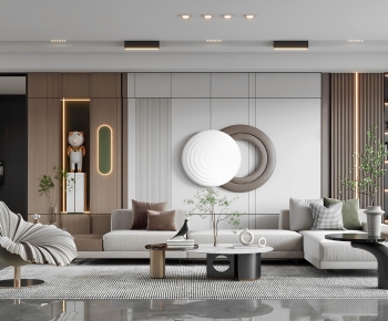 Modern A Living Room-ID:206530158