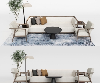Wabi-sabi Style Sofa Combination-ID:435714969