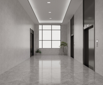 Modern Office Elevator Hall-ID:937978034