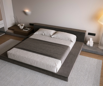Modern Double Bed-ID:610153913
