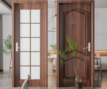 Simple European Style Solid Wood Door-ID:350831999